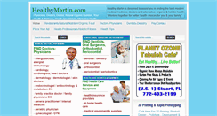 Desktop Screenshot of healthymartin.com