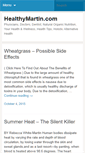 Mobile Screenshot of healthymartin.com